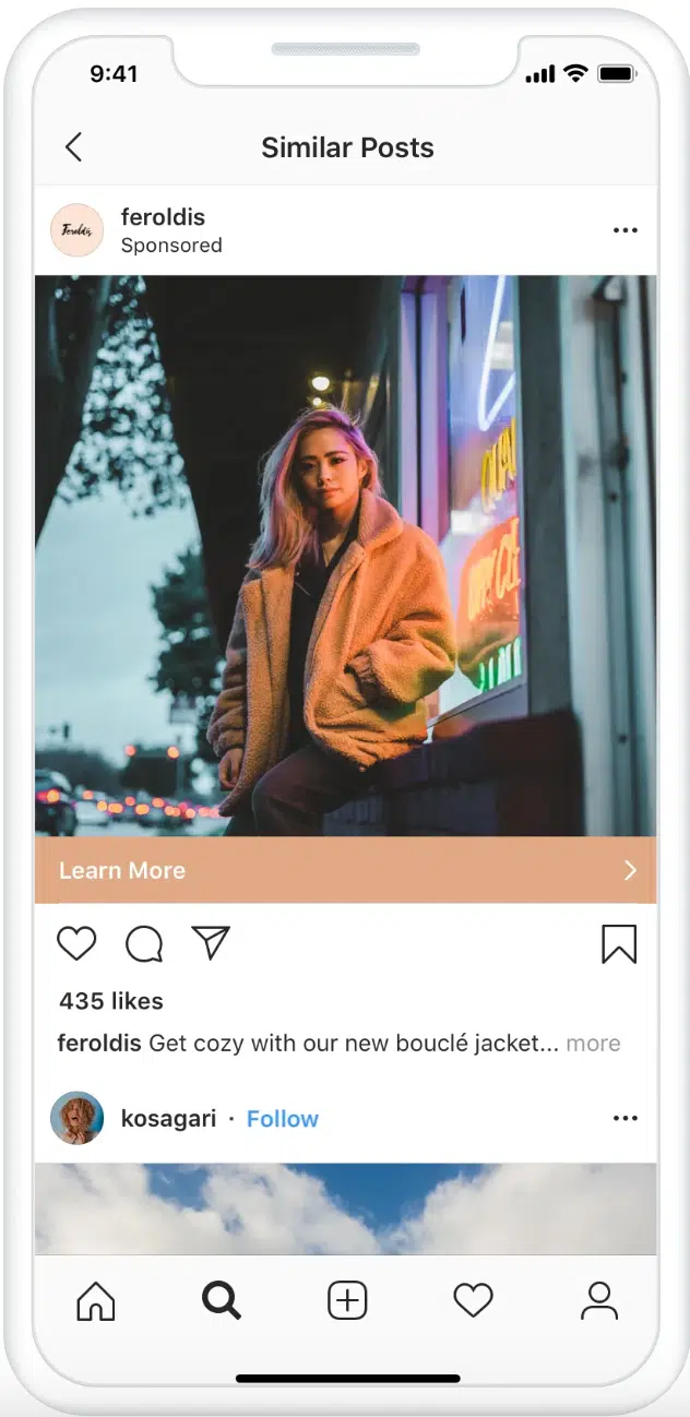 Instagram Explore - Similar posts