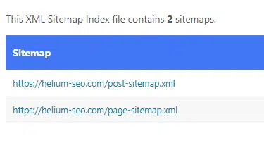 WordPress Posts and Pages XML sitemaps