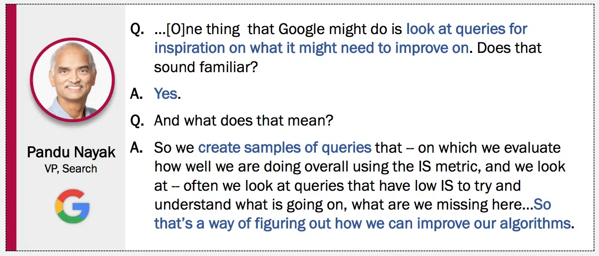 Pandu Nayak on improving algorithms