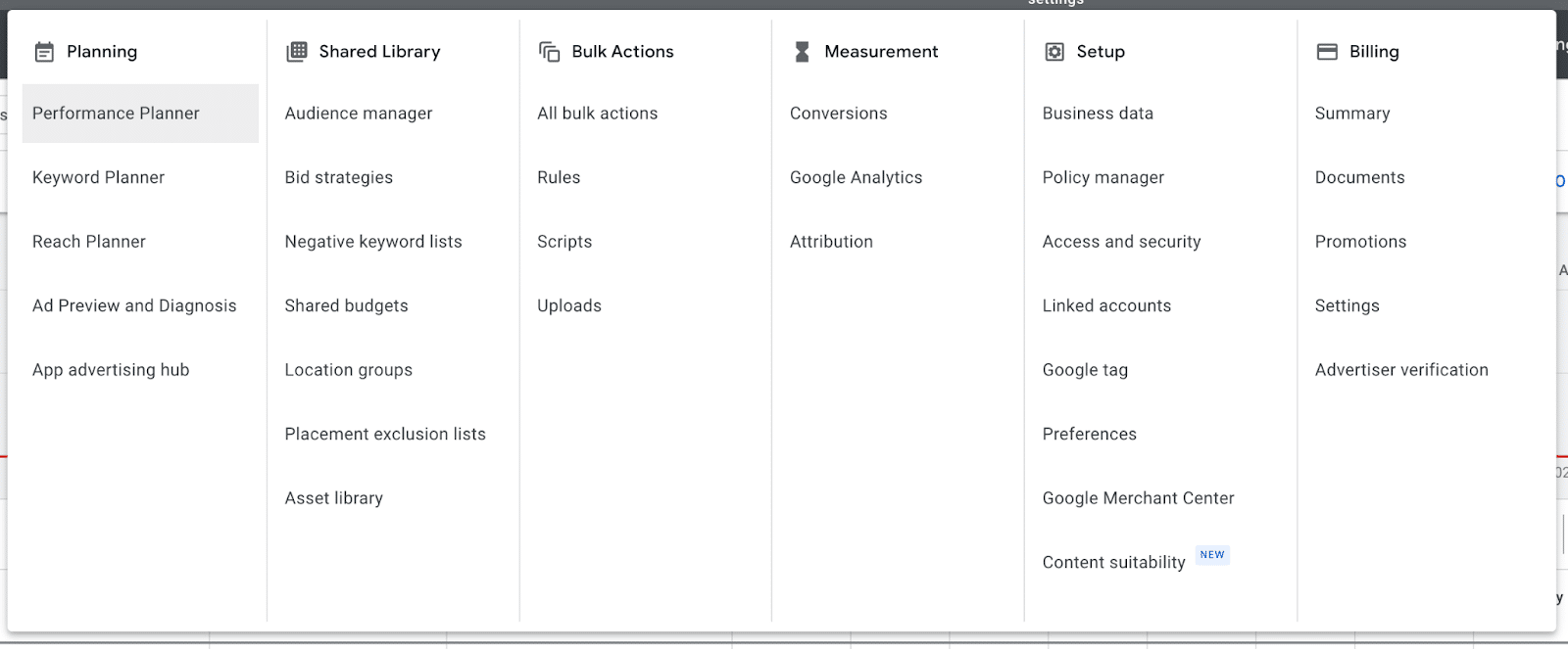 Google Ads Account Setup