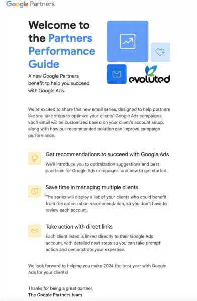 Google Partners Email