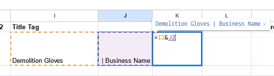 Title tag - Excel 3