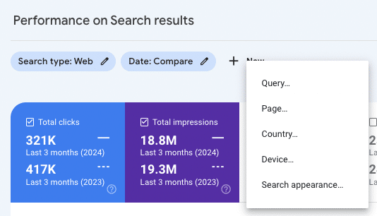 GSC - Non-brand performance