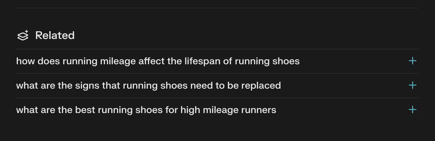 Related results to running shoes query