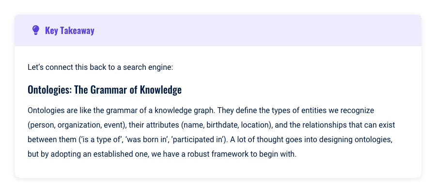 Ontologies - The knowledge graph