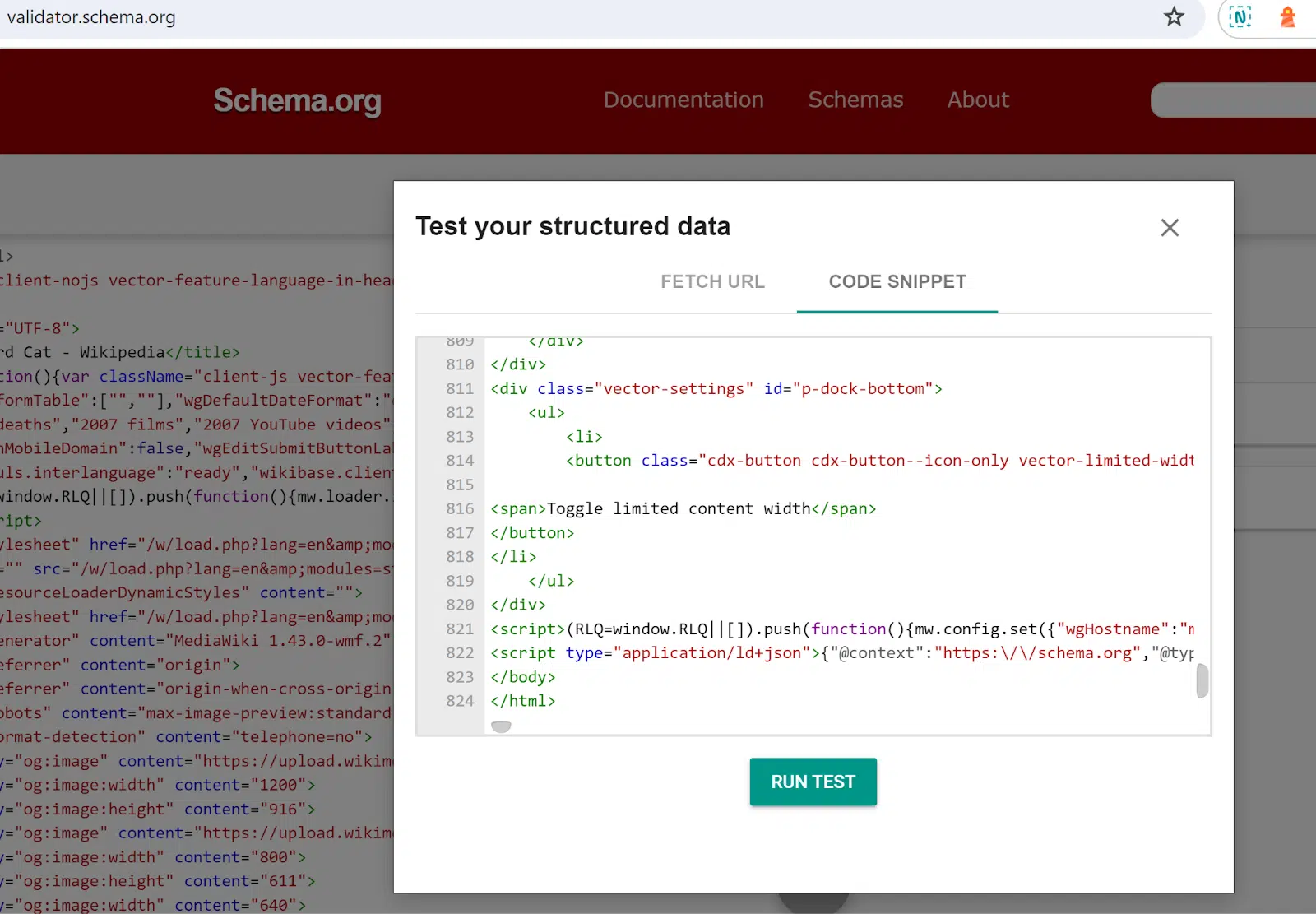 Schema Validator