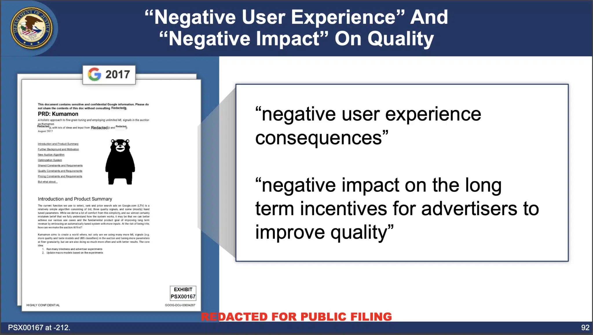 Google Negative User Experience Scaled