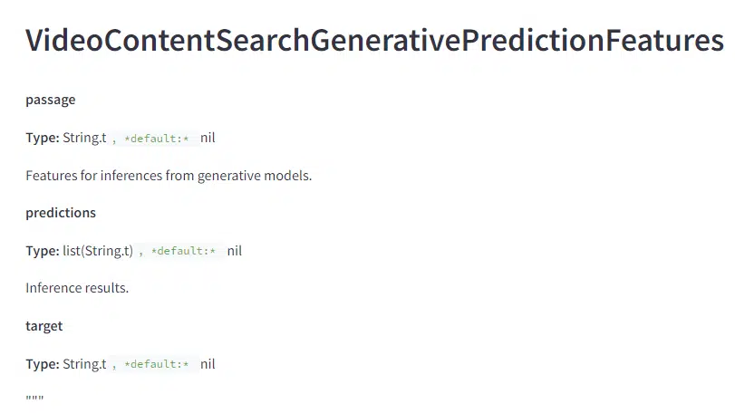 Videocontentsearchgenerativepredictionfeatures