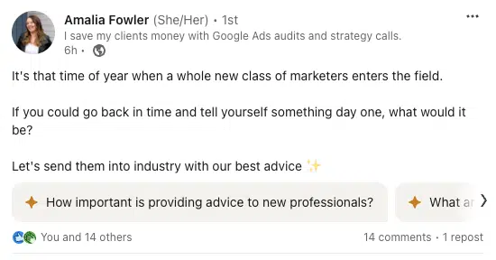 Amalia Fowler on LinkedIn