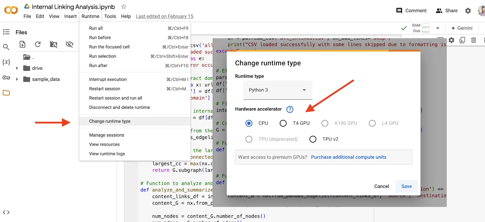 How to connect to the runtime