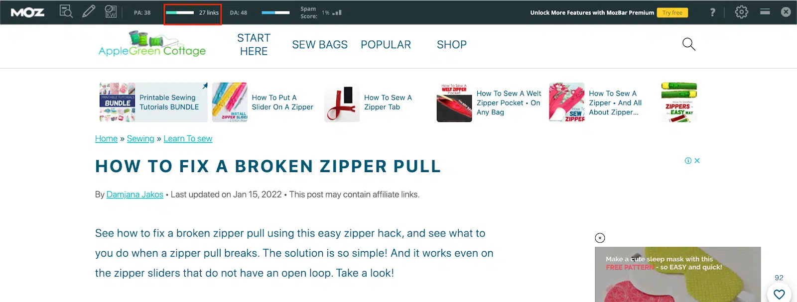 How to fix a zipper - #76 result