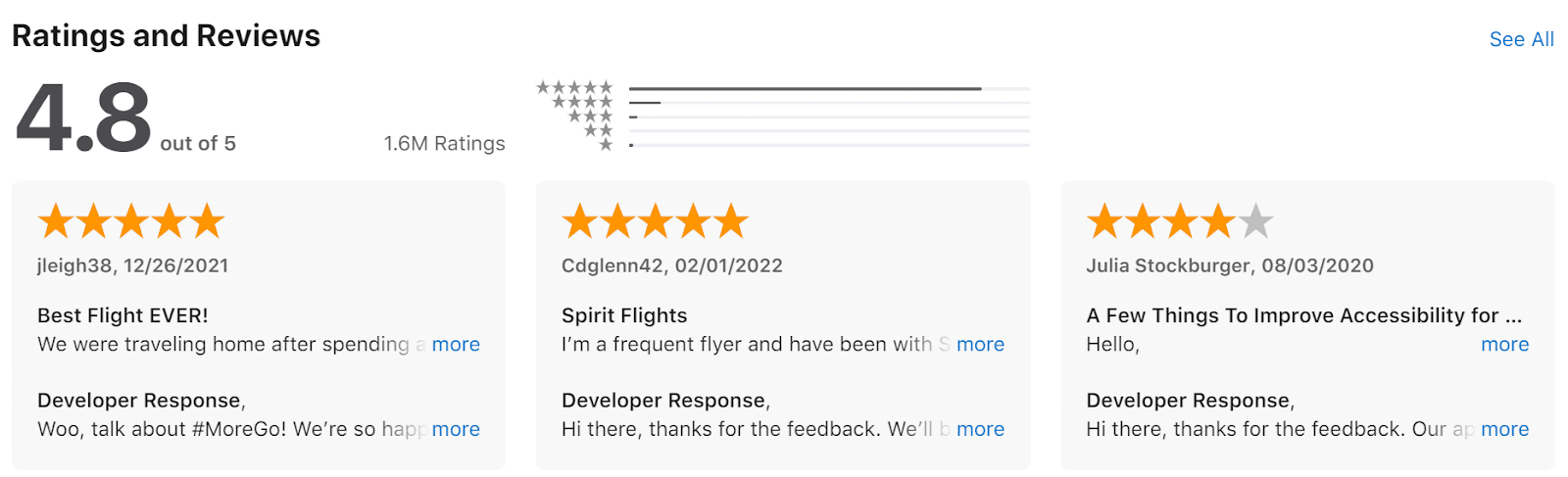 App Store Spirit Airlines App Reviews 