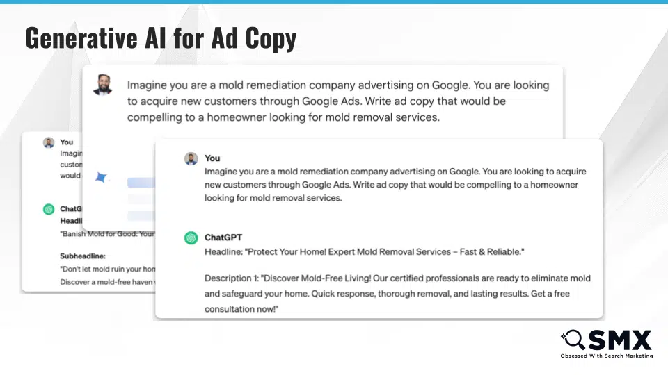 Generative AI for ad copy