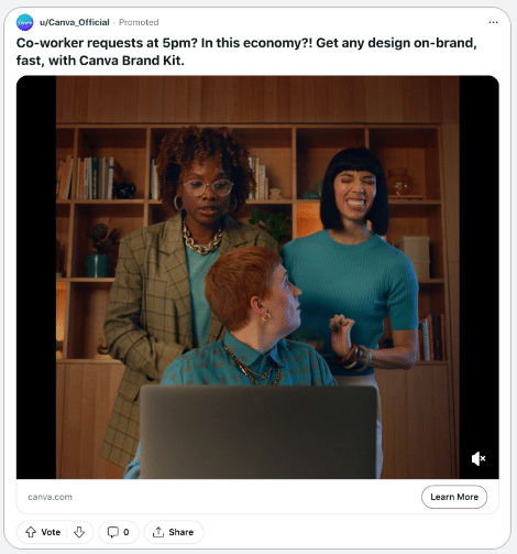 Promoted post: Video ad