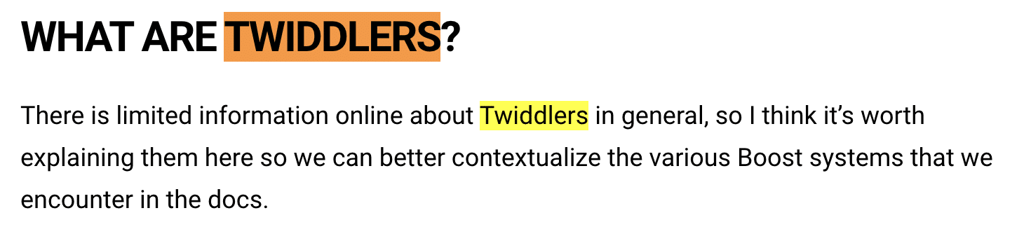 Twiddlers