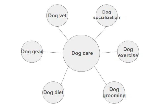 Hub-and-spoke model for dog care