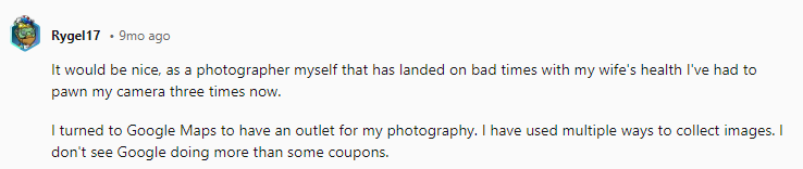 Reddit user on becoming a Local Guide - 5