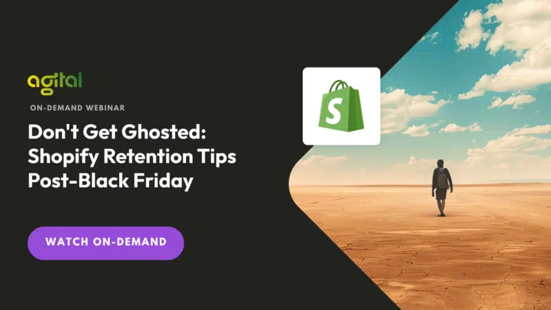 Míralo bajo demanda: consejos de retención de Shopify después del Black Friday