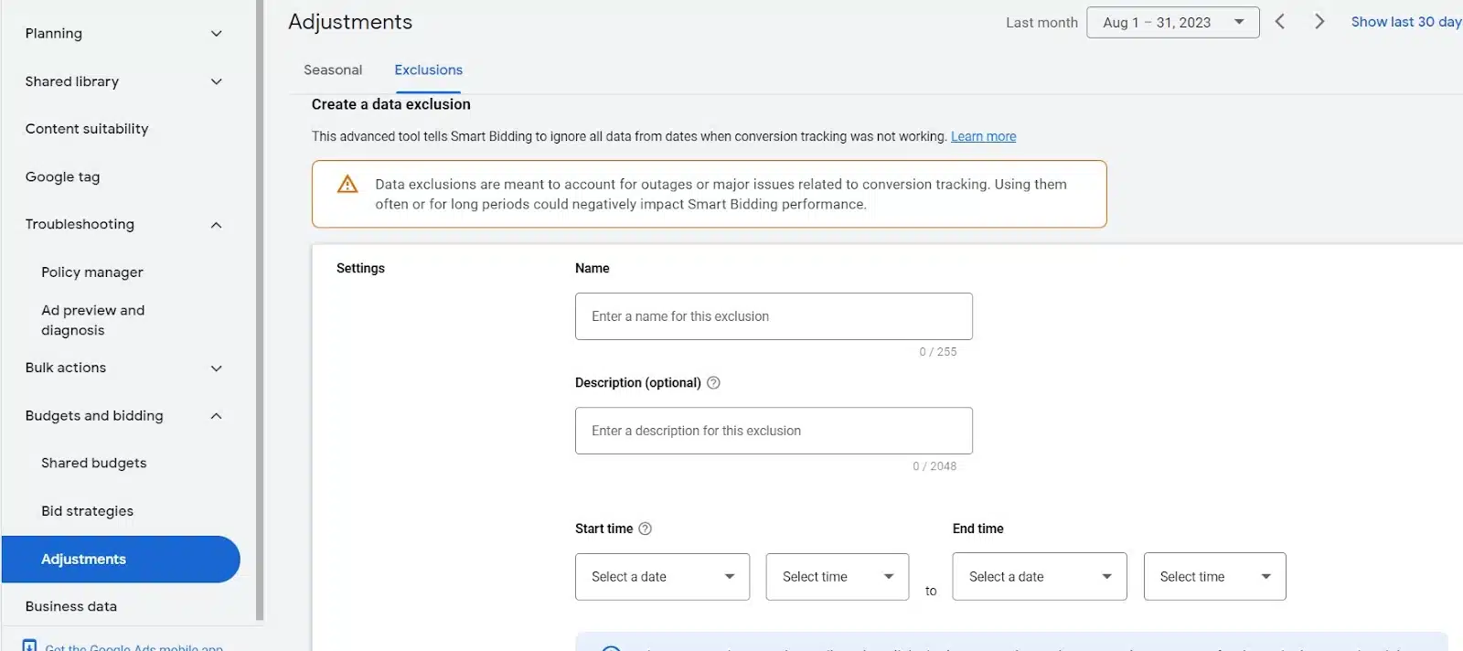 Google Ads - Balancing conversion actions