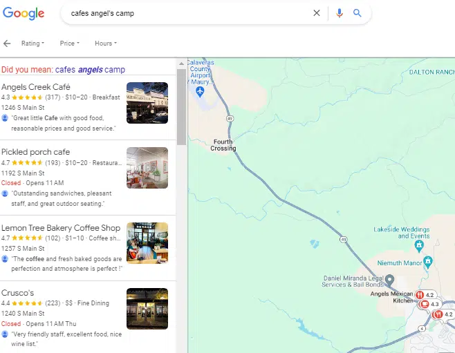 Google’s local finders