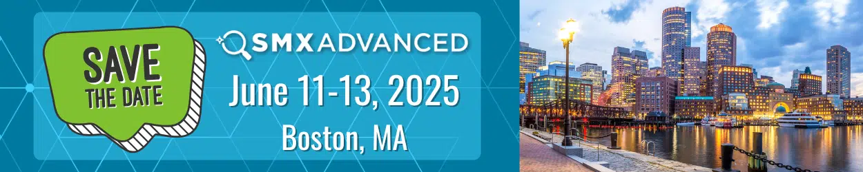 Save The Date SMX Advanced 2025