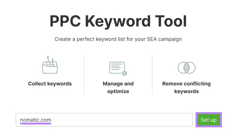 Semrush PPC Keyword tool