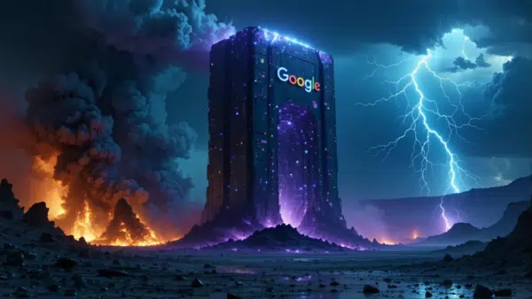 Google-logo-amid-lightning-storm-AI-generated-by-Fractl