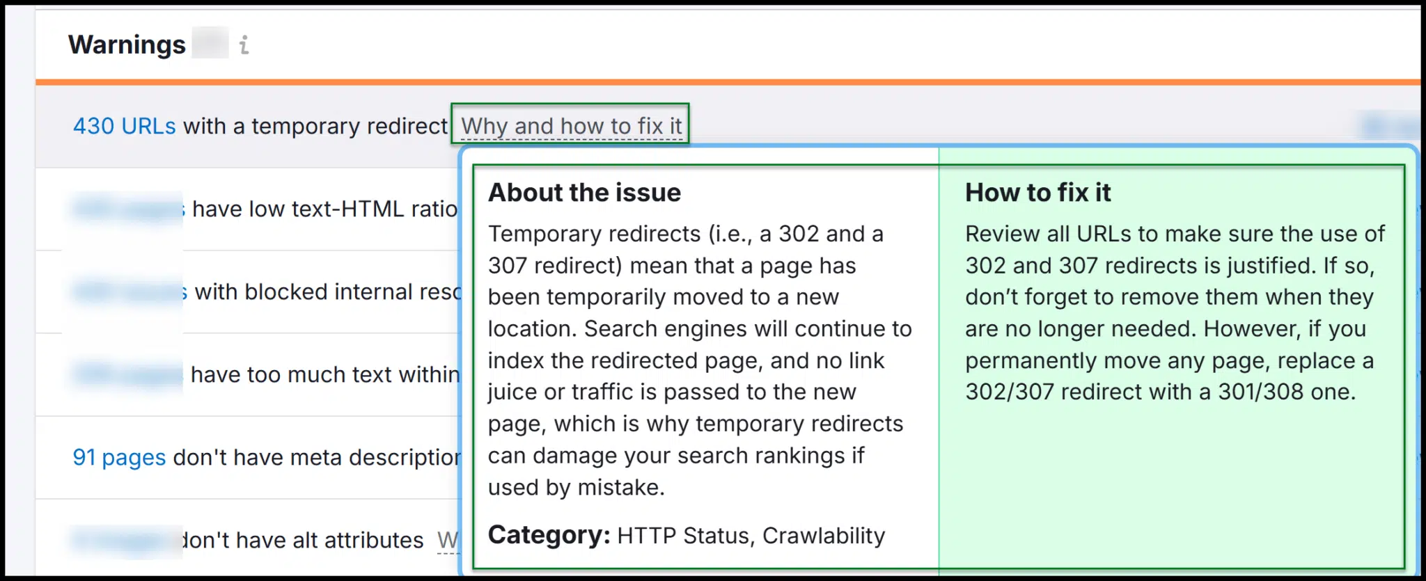 Semrush why and how to fix