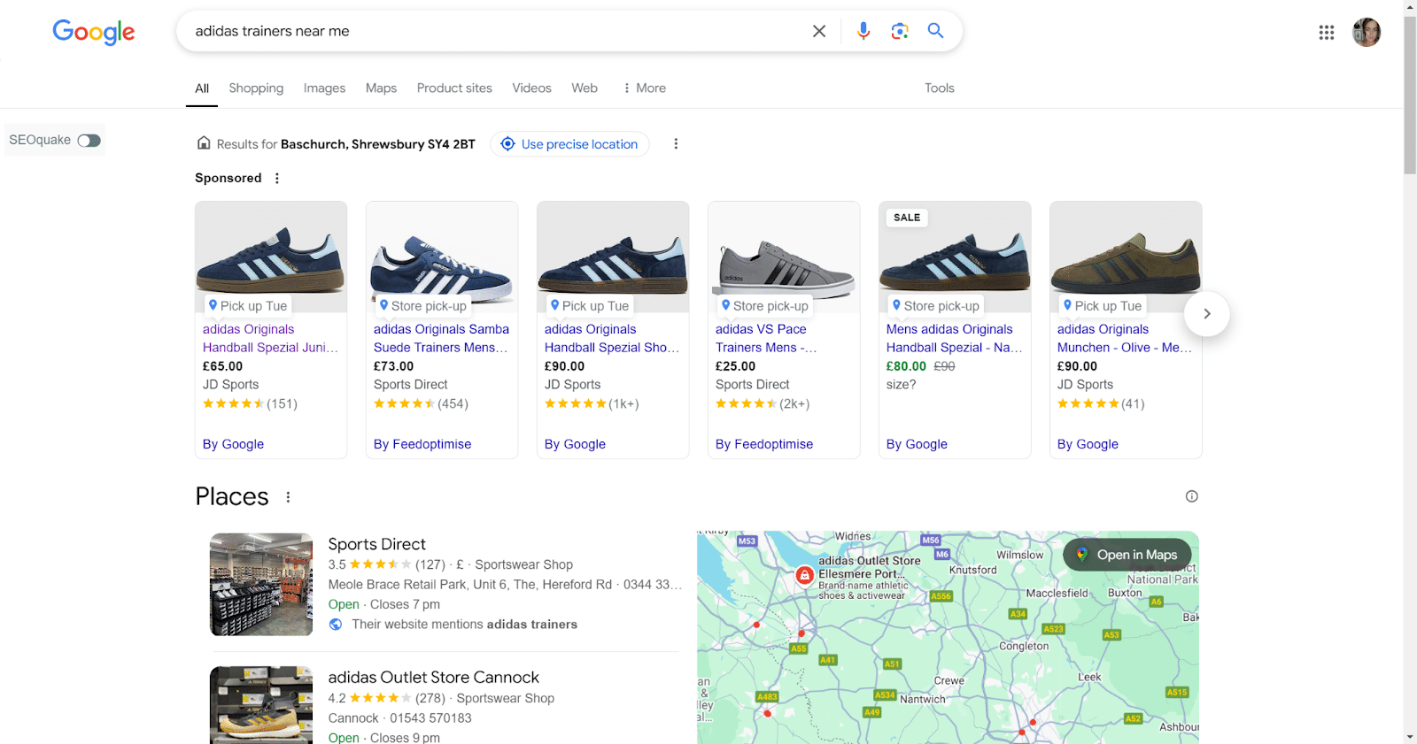 adidas trainers near me