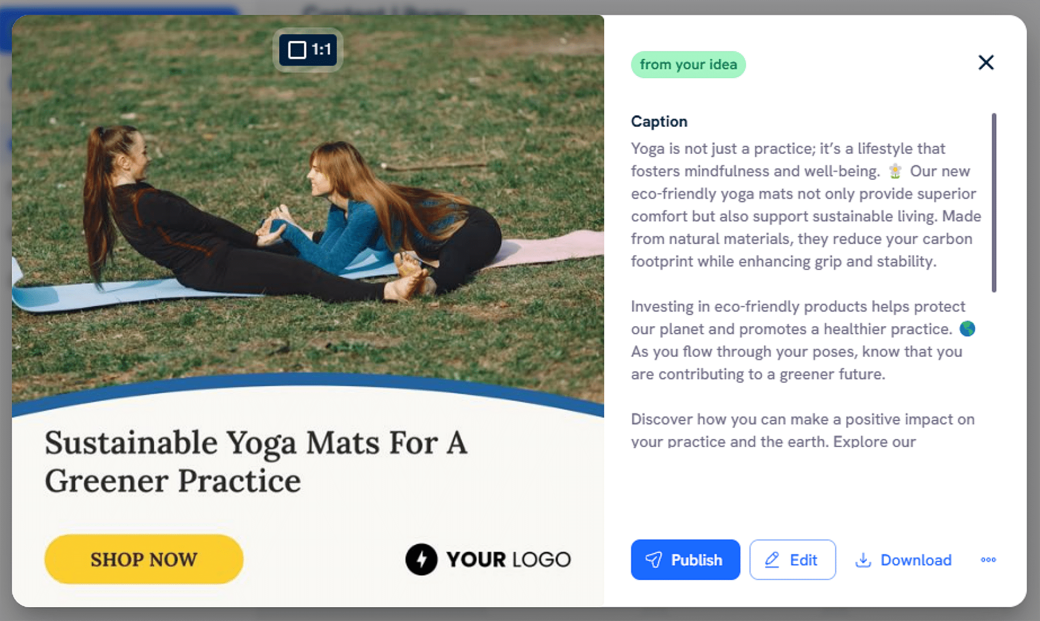 Ai Social Content Generator Post
