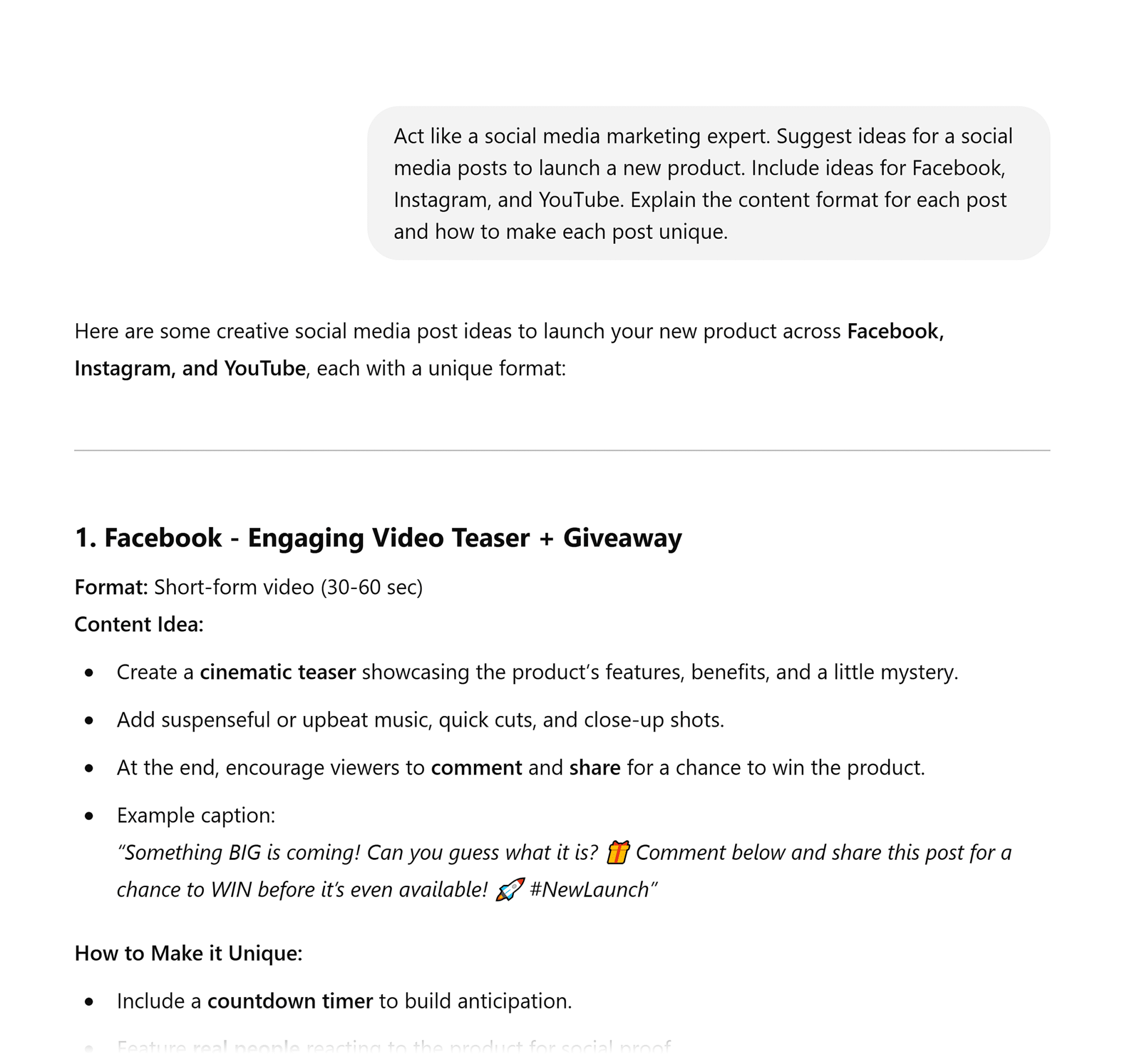 Chatgpt Social Media Marketing Expert