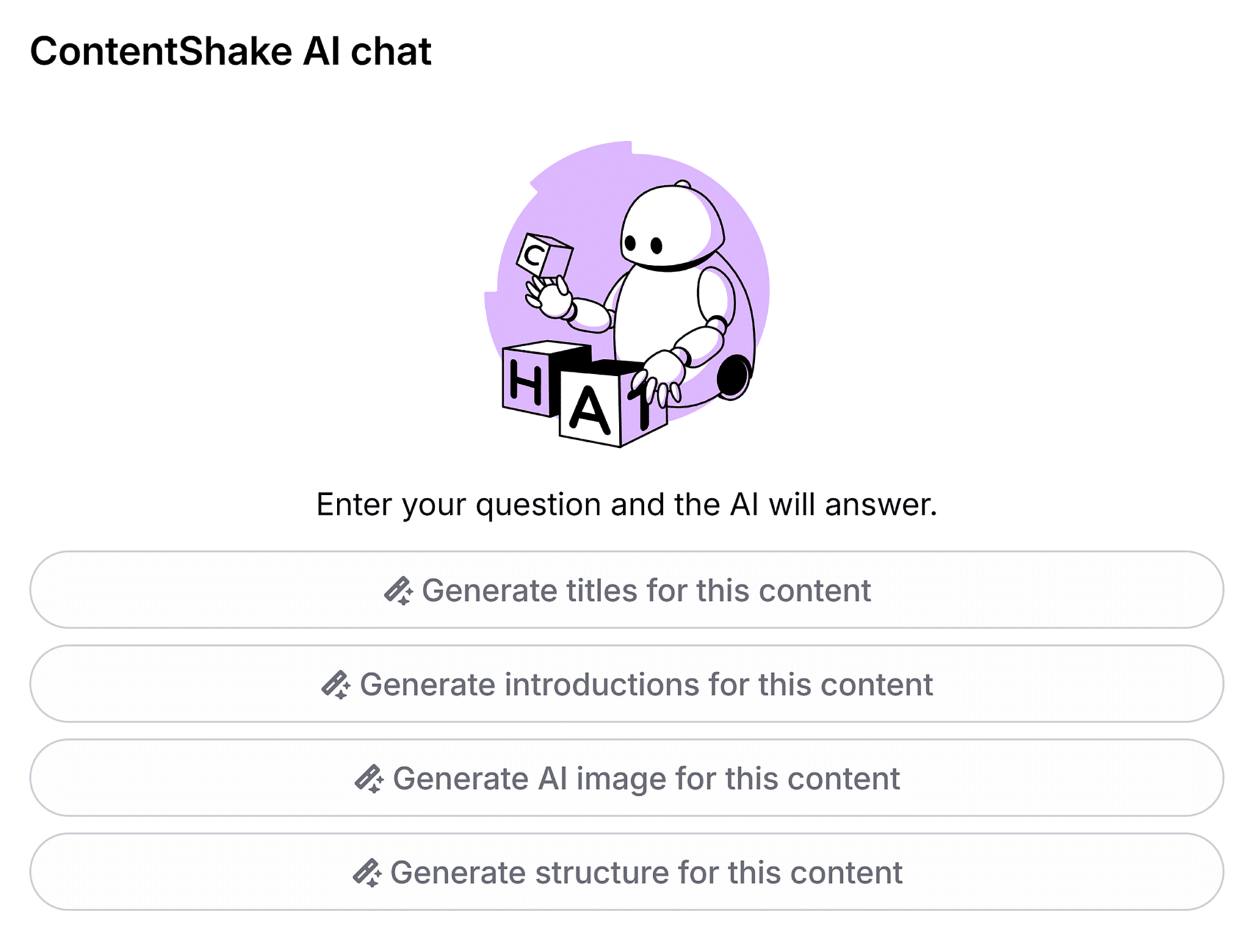 Contentshake Ai Chat