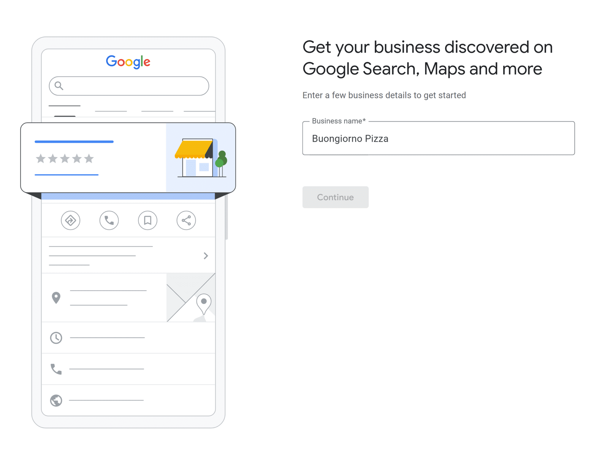 GMB &ndash; Add Business Name