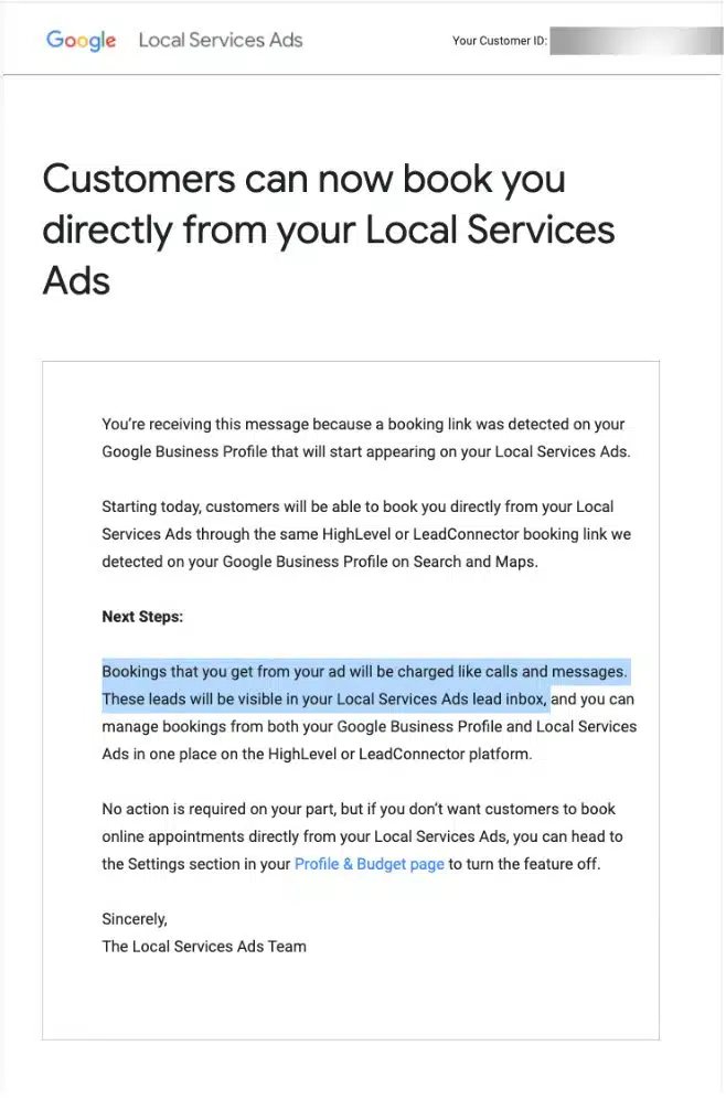 Google LSA LINKING EMAIN EMAIL 1740509153