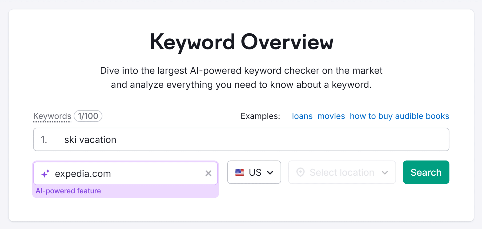 Keyword Overview Search Ski Vacation Expedia