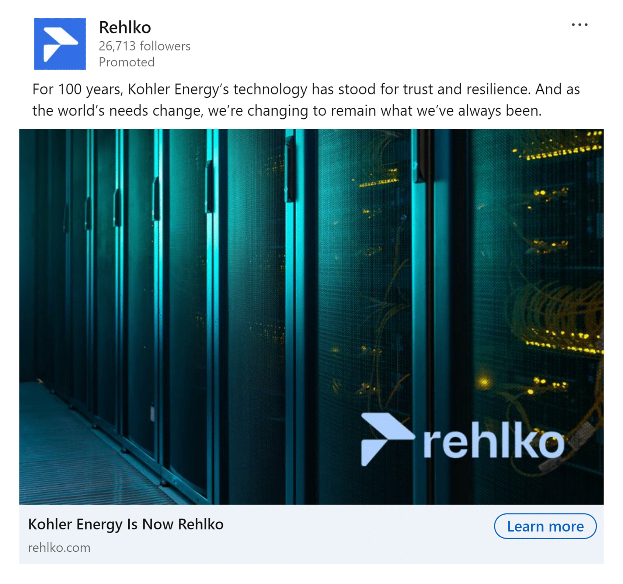 Linkedin Rehlko Ad