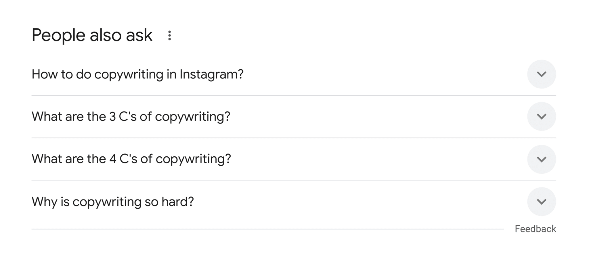 People also ask &ndash; Instagram Copywriting Hacks