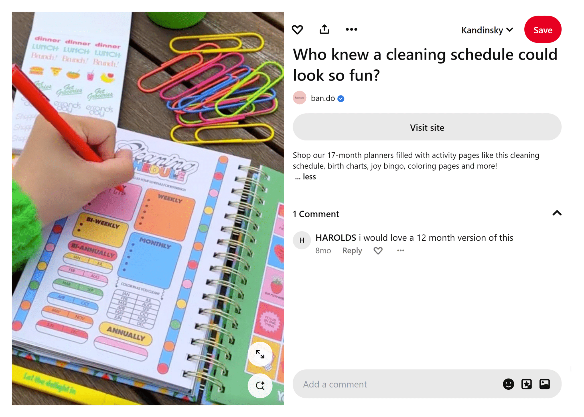 Pinterest Bando Post