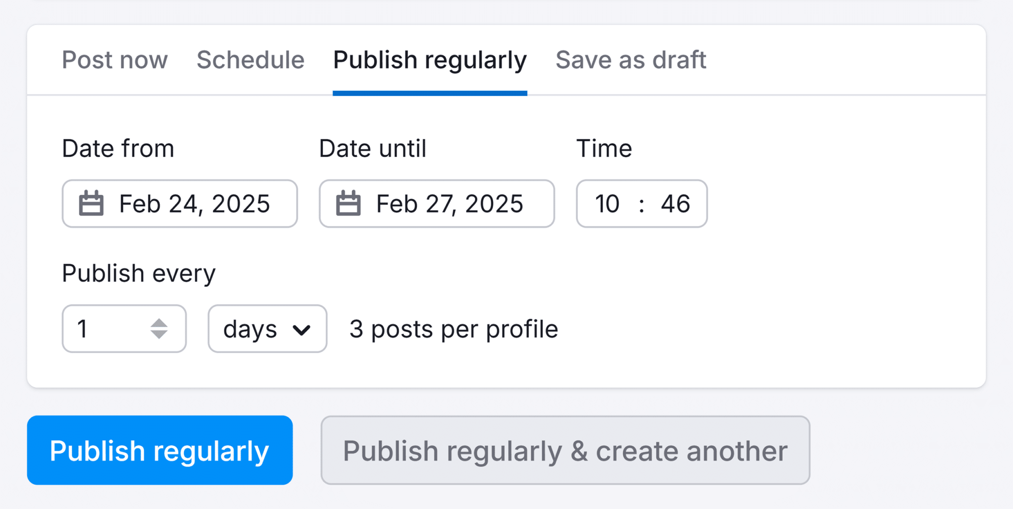 Social Media Poster Post Publish Regularly