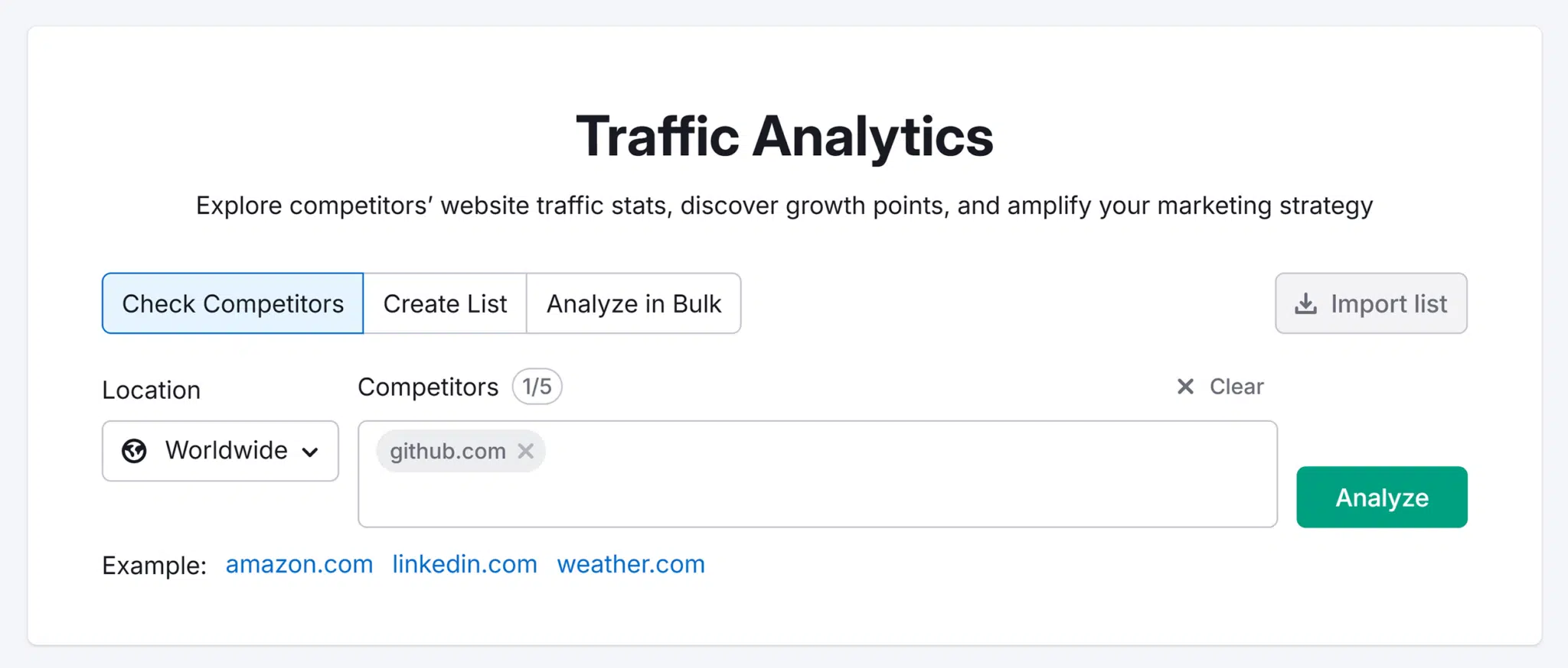 Traffic Analytics Search Github