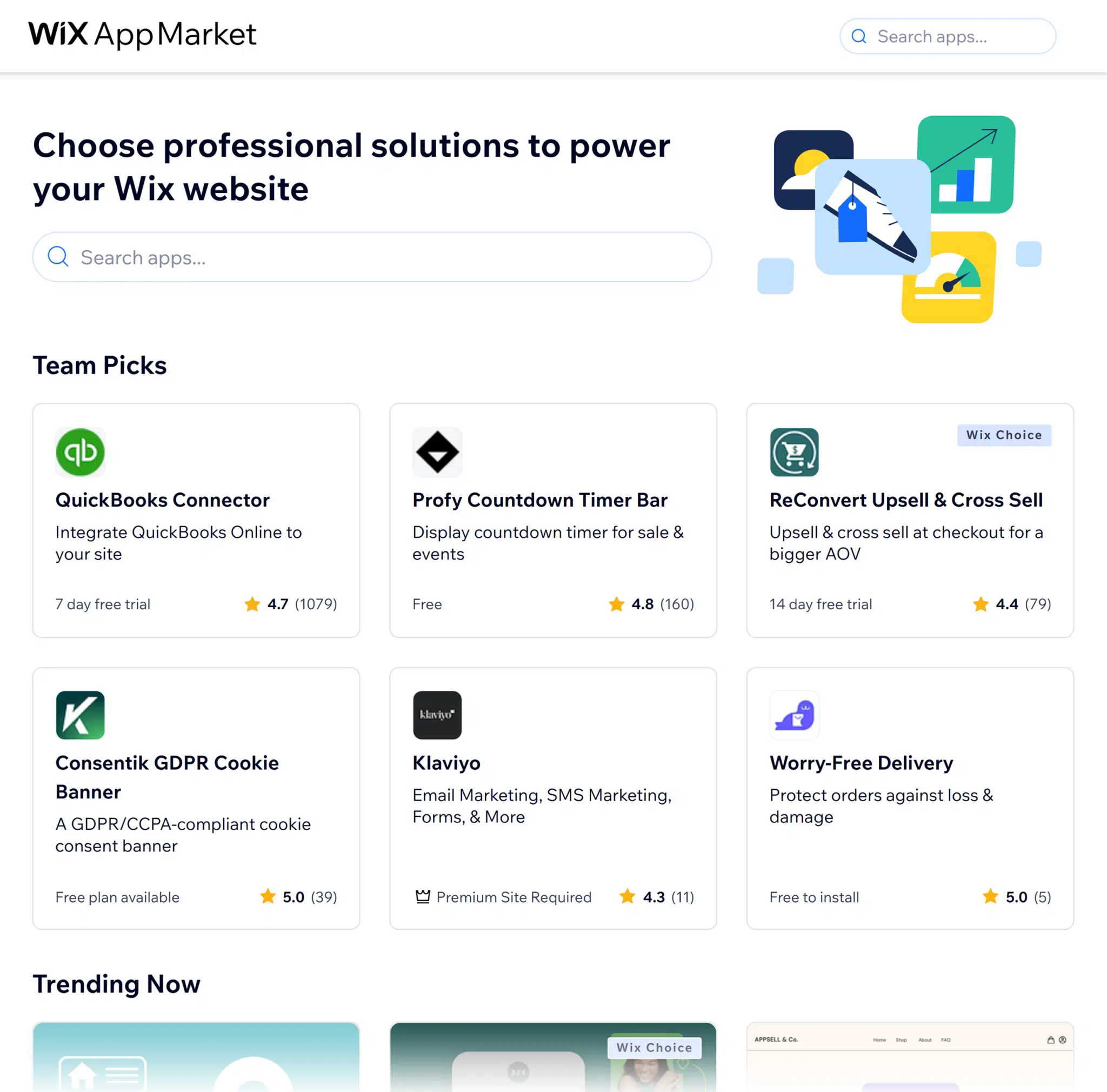 Wix App Market