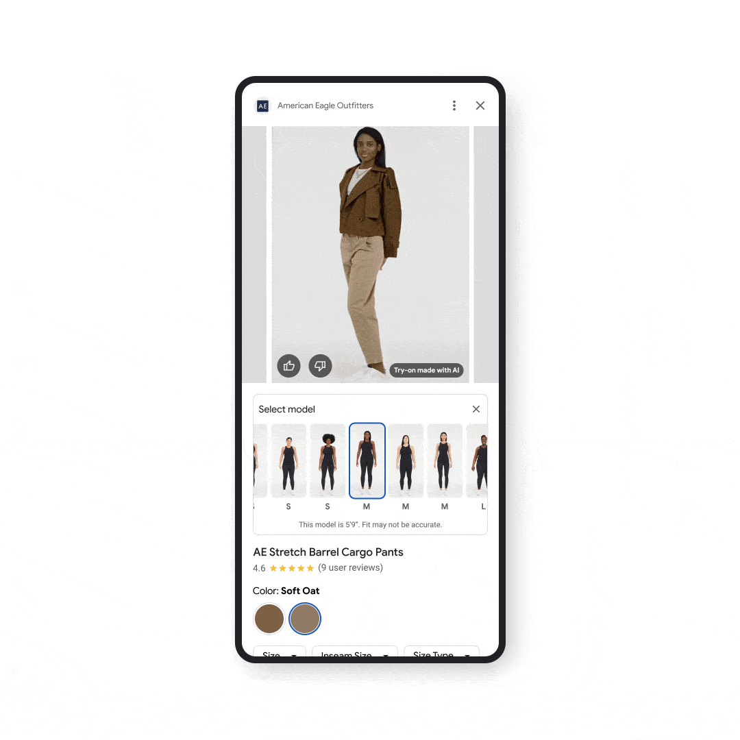 Google Shopping Virtual Try On