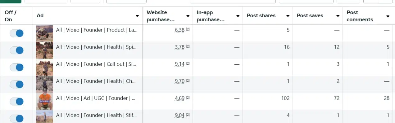 Meta ads - video ad campaigns