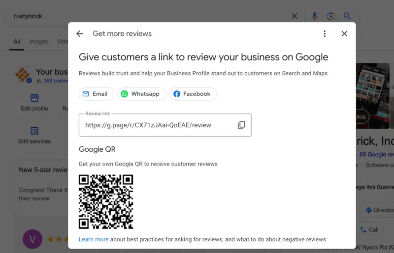 Google Business Profiles Get Reviews Qr Code 1741044956