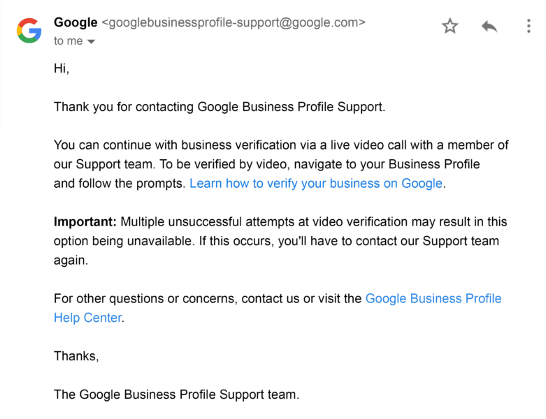 Gbp Support Email