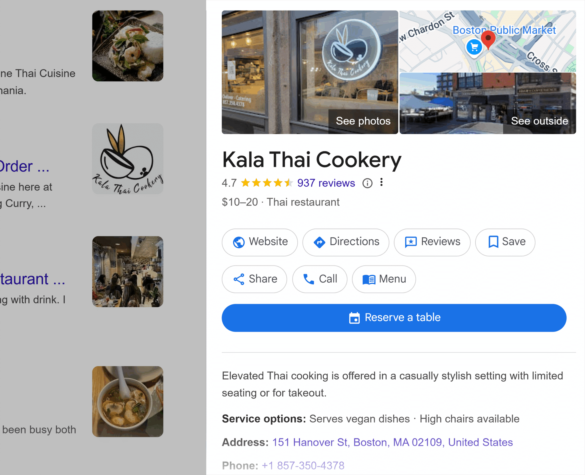 Google Serp Kala Thai Cookery Knowledge Panel 1 Scaled