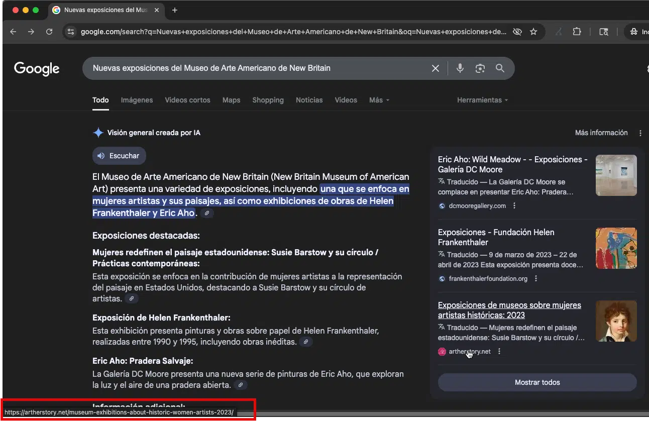 Chrome Google Search Auto Translated Results