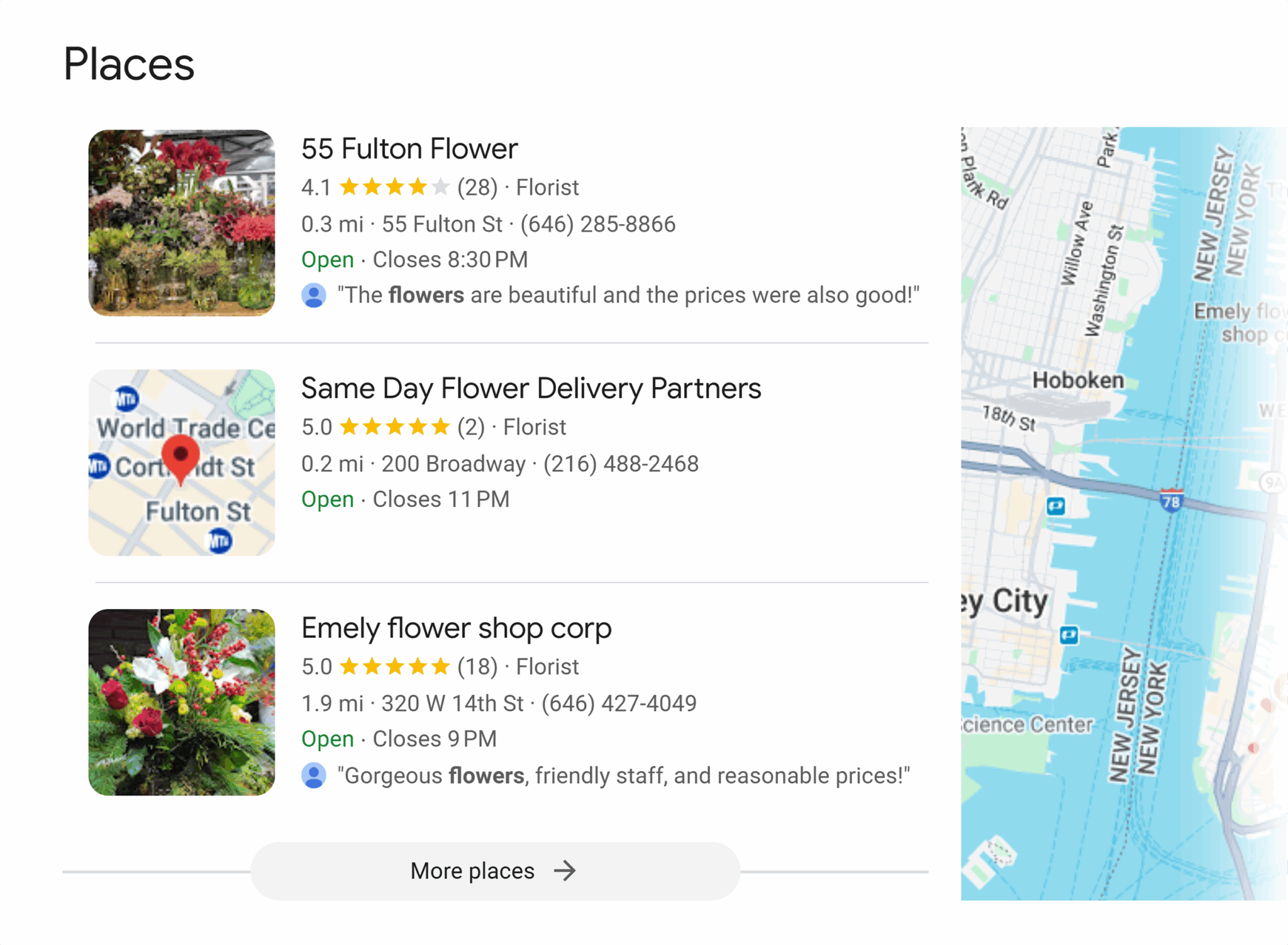 Google Places Flower Shop Scaled