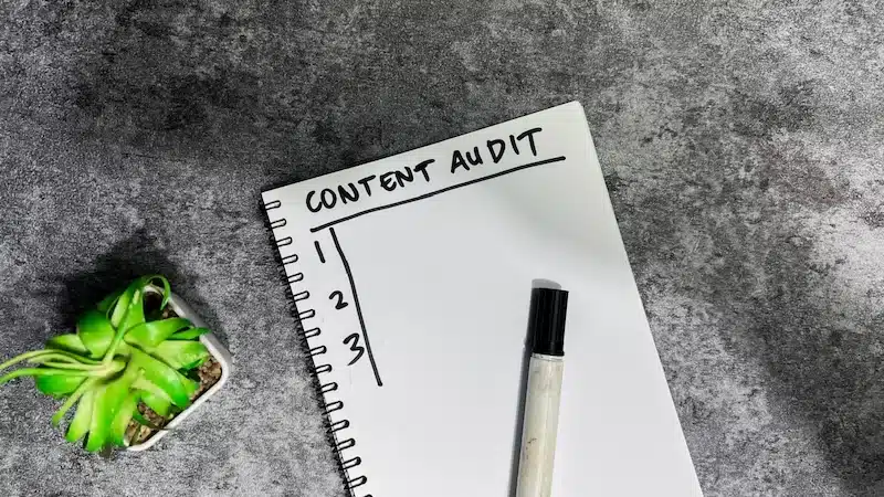 Content audit concept.