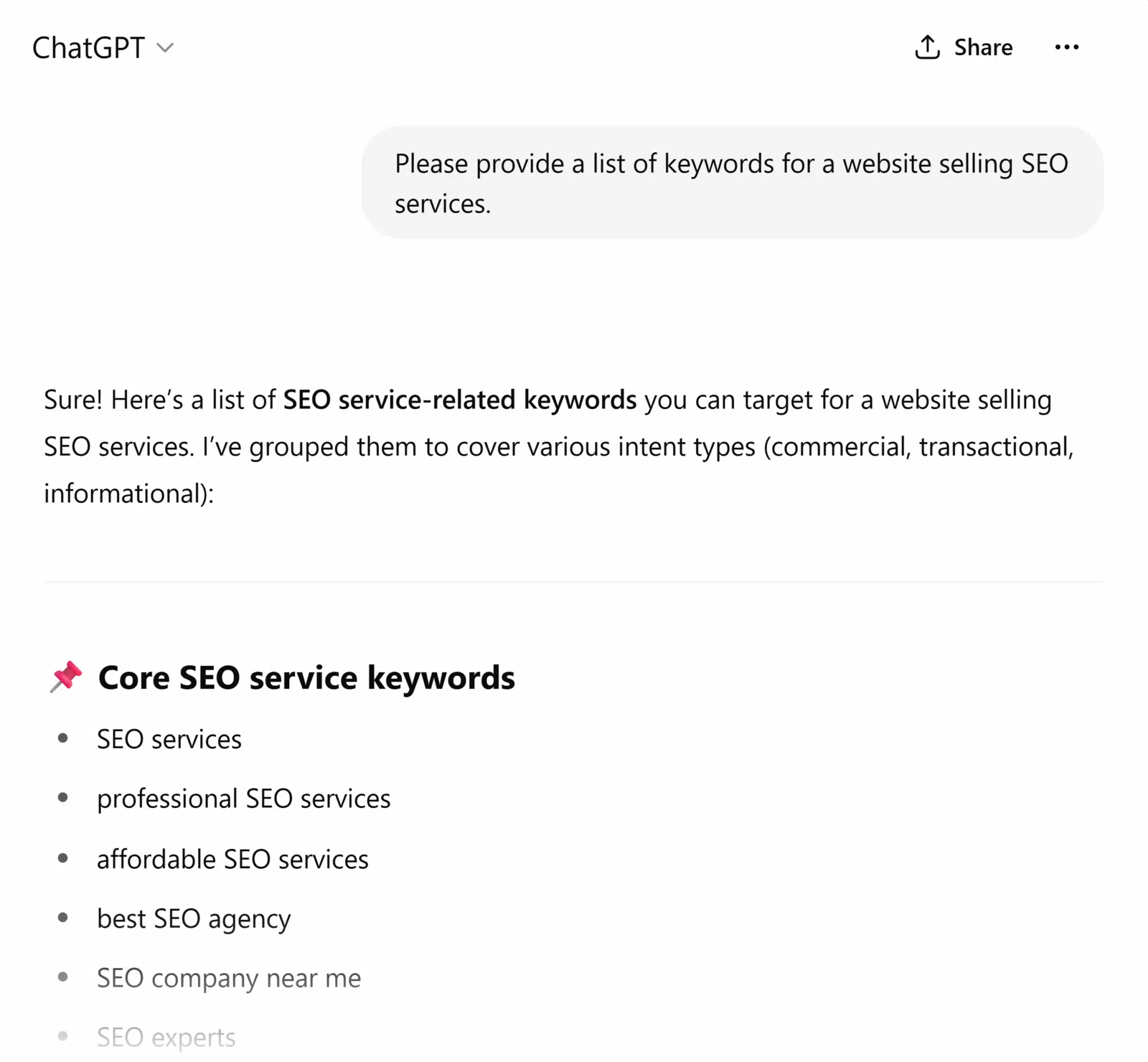 Chatgpt List Of Keywords For Seo Website Scaled